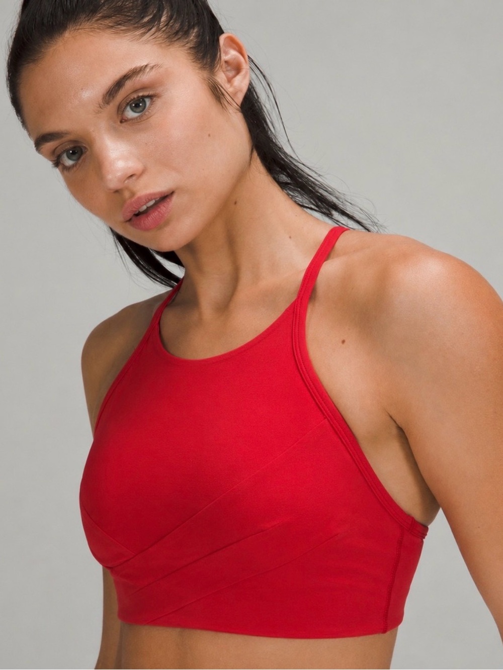 lululemon Flow Y Wrap-Front High-Neck Bra